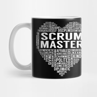 Scrum Master Heart Mug